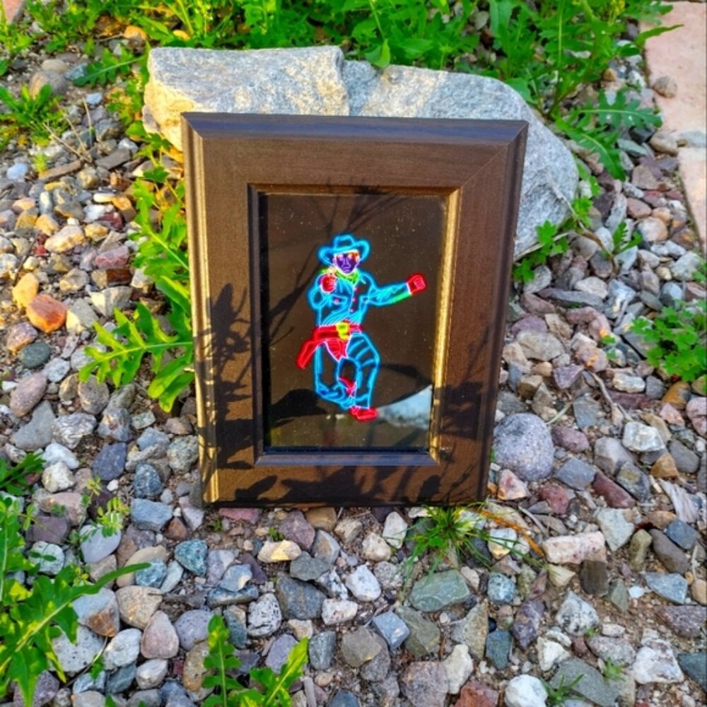 Rex Allen Neon Cowboy by Neon Nicho